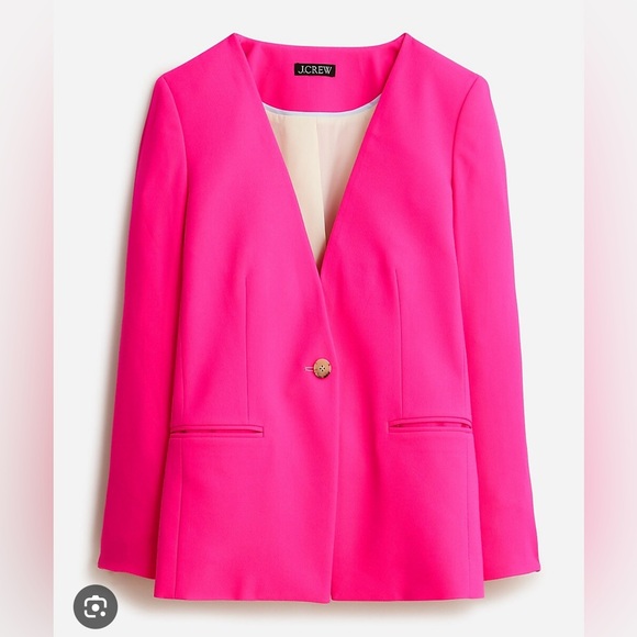 J. Crew Jackets & Blazers - NWT JCrew Alfie collarless blazer in city crepe